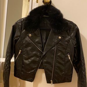 H&M Girls Leather Jacket